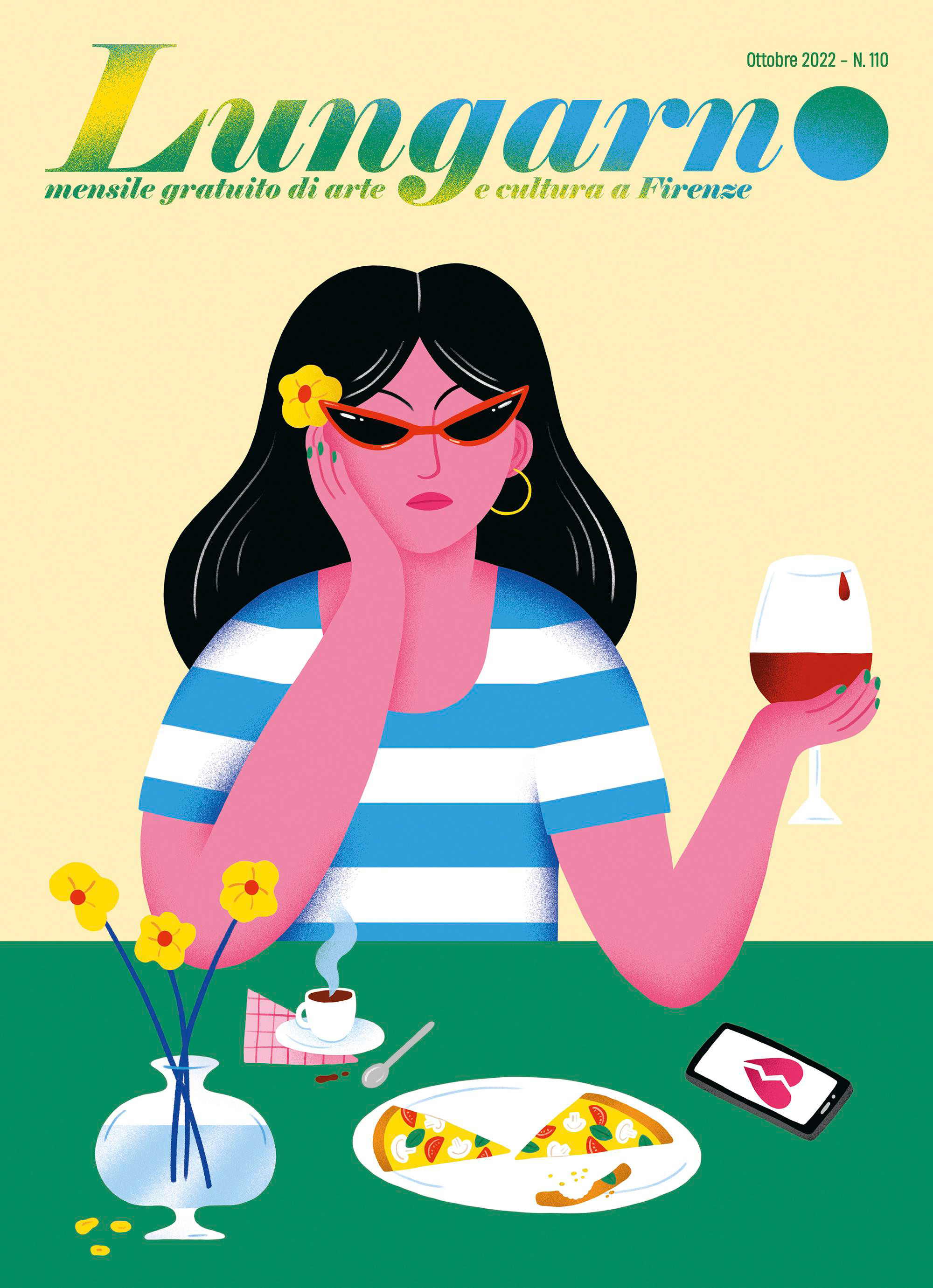 illustration Illustration d'une pause méditative avec style et couleur